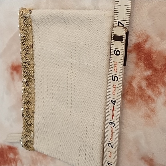 Jadore by Dior 🎀 Linen & Sequin Cosmetic Case - Picture 8 of 9